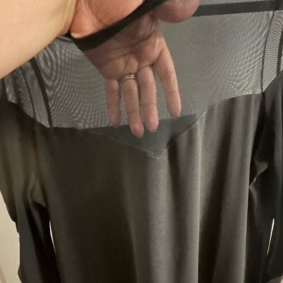 Gorgeous long sleeve semi sheer black top. Only worn twice. - Picture 3 of 4
